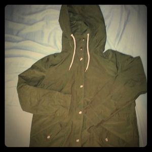 Old navy raincoat